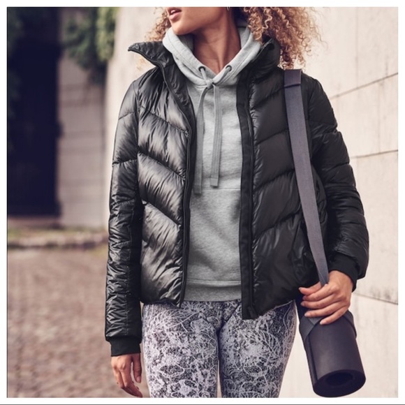 Athleta Jackets & Blazers - NWT Athleta Black Lofty Down Jacket Size Medium